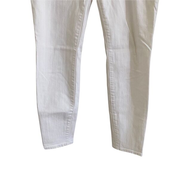 Madewell 31 Skinny Skinny Jeans White Denim Stretch 8" Basic Casual - Picture 6 of 10